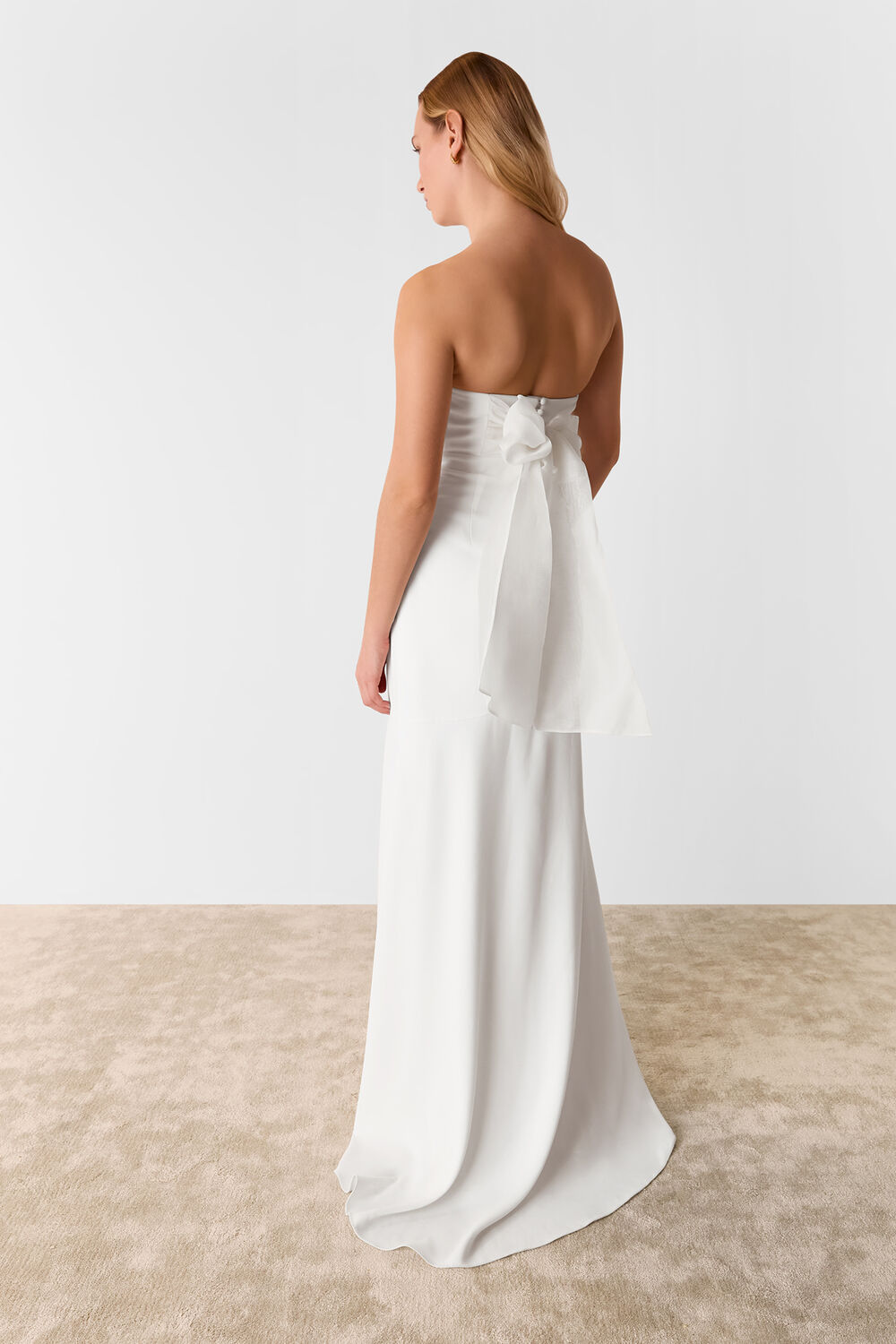 Ivory Ellis Strapless Wedding Dress